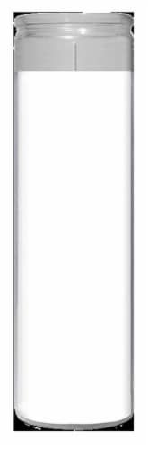 St. Jude Candle Company Wax Jar Candle Unscented - White Perspective: front
