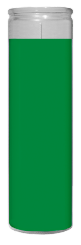 St. Jude Candle Company Glass Jar Candle - Green Perspective: front