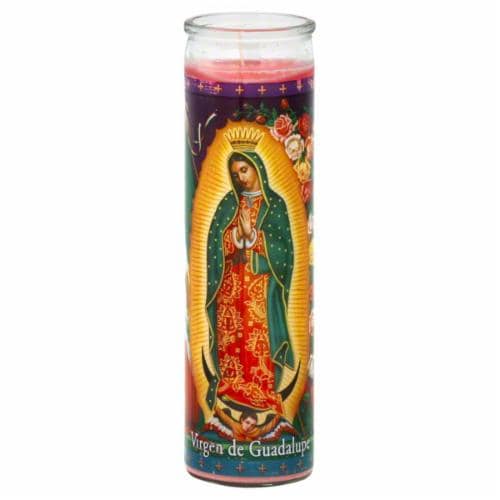 St. Jude Candle Company Virgin de Guadalupe Scented Candle Perspective: front