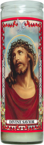 St.Jude Candle Company Divine Savior Candle Perspective: front