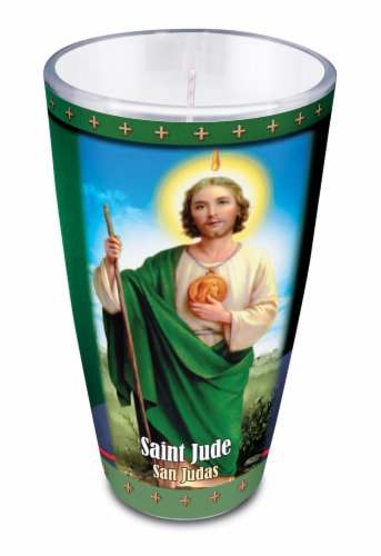 St. Jude Candle Company Saint Jude Drinking Glass Candle Perspective: front