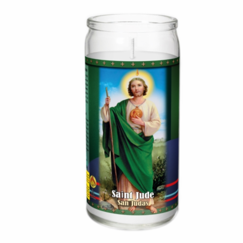 St Jude Candle Company Jumbo Unscented Jar Candle Perspective: front
