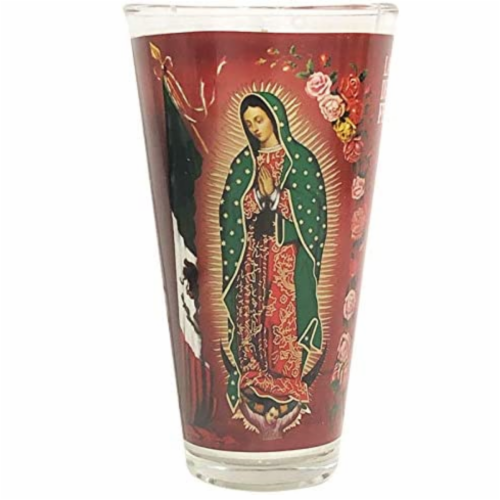St Jude Candle Company Virgen de Guadalupe Limonero Jar Candle Perspective: front