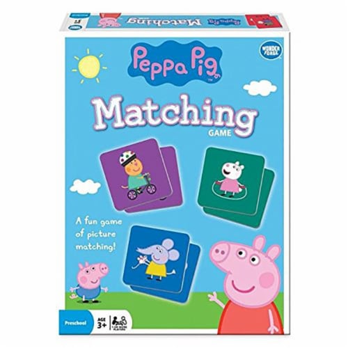 Wonder Forge 30363725 Peppa Pig Matching Game Perspective: front