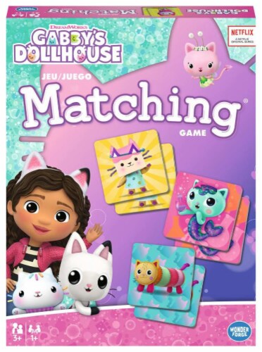 Ravensburger Gabby's Dollhouse Matching Card Game Perspective: front