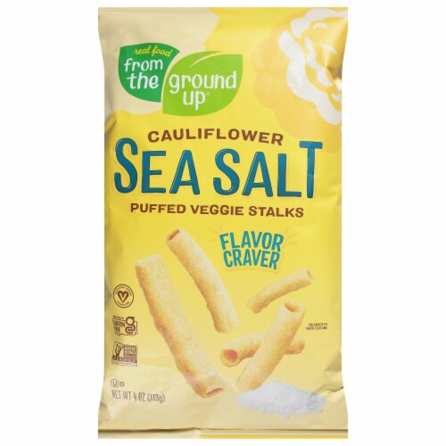 From The Ground Up® Sea Salt Cauliflower Stalks Chips Perspective: front