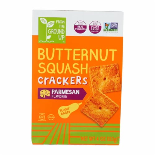 Butternut Squash Cracker, Parmesan Perspective: front