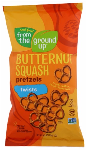 From The Ground Up® Butternut Squash Original Pretzels Perspective: front