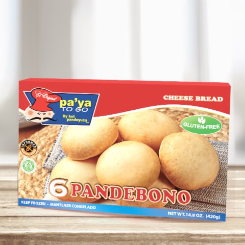 Pa’Ya To Go Pandebono Gluten-Free Cheese Bread Perspective: front