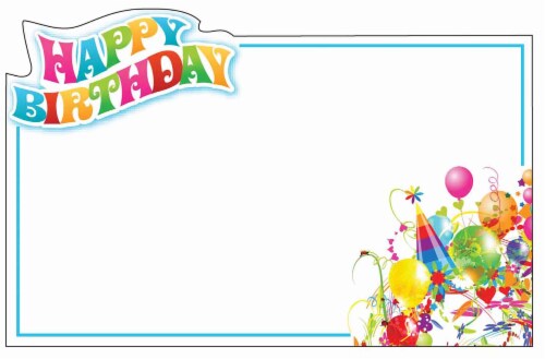 Design 88 79494 Enclosure Card - Happy Birthday Party Favors Perspective: front