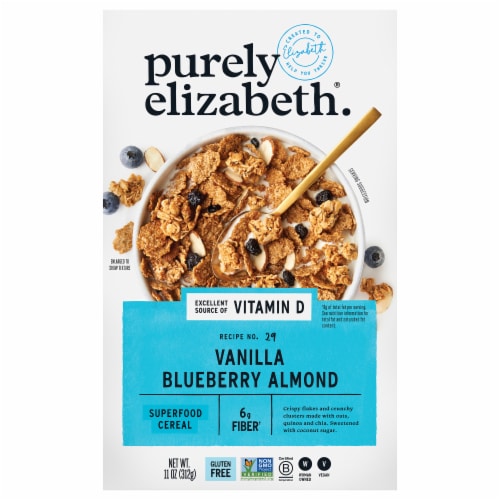 Purely Elizabeth® Vanilla Blueberry Almond Cereal Perspective: front
