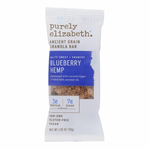 Purely Elizabeth - Bar Antgrn Blbry Hemp - Case of 70 - 1.06 OZ Perspective: front