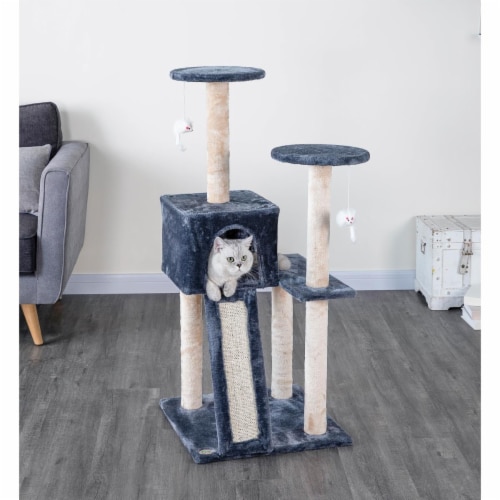 Go Pet Club F722 44 in. Kitten Cat Tree House with Scratching