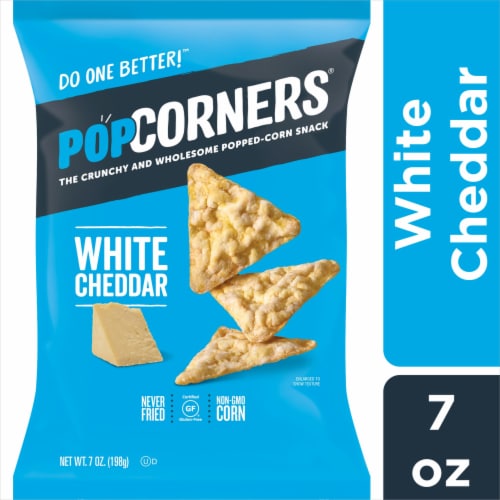 PopCorners® White Cheddar Popped Corn Chips Perspective: front