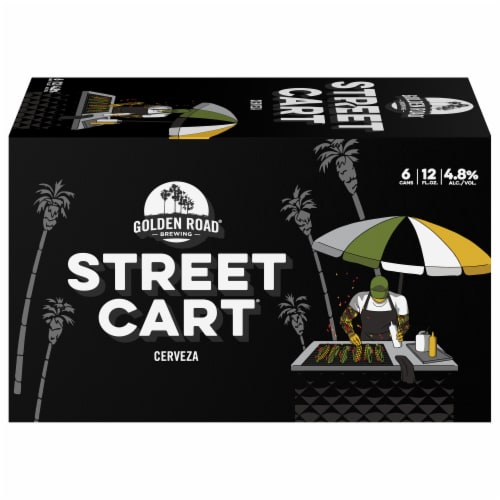 Golden Road® Street Cart® Cerveza Beer Perspective: front