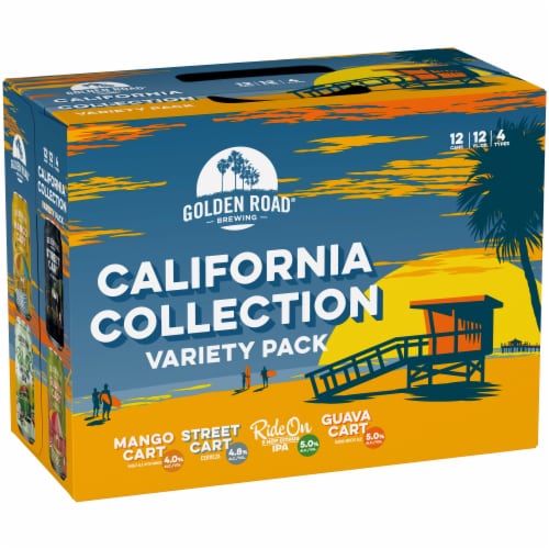 Golden Road Brewing California Classics Variety Craft Beer Perspective: front