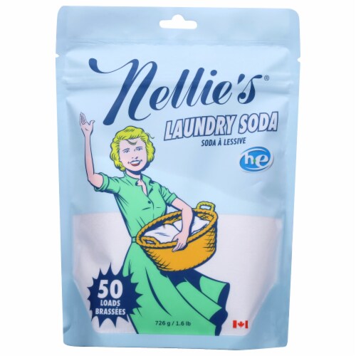 Nellie's 50 Load Laundry Soda Perspective: front