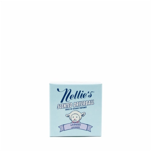 Nellies Scented Wool Dryerball Lavender Perspective: front