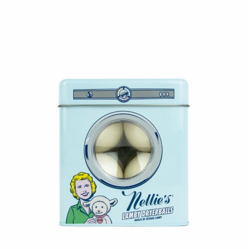 Nellie's Lamby Wool Dryerballs Perspective: front