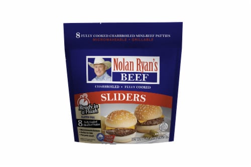 Nolan Ryan Gluten Free Beef Slider Patties Perspective: front