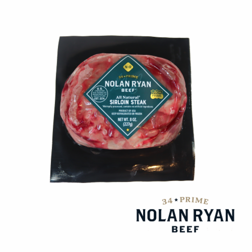 Nolan Ryan 34 Prime® Beef Sirloin Steak Perspective: front