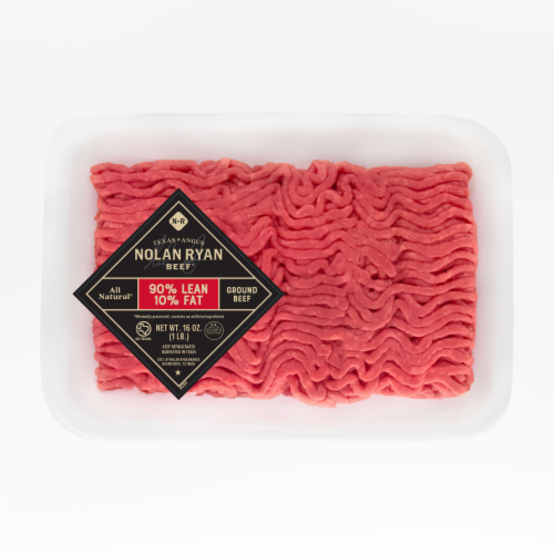 Nolan Ryan Beef® 90% Lean Texas Angus Ground Beef Perspective: front
