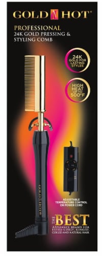 Gold N Hot 24K Gold Pressing and Styling Comb 1 ct Pick n Save