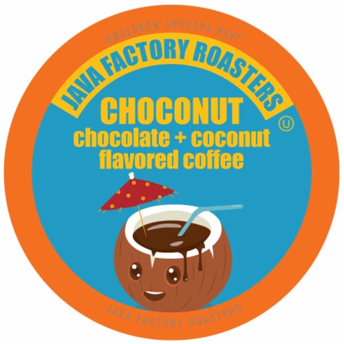 Java Factory Flavored Chocolate And Coconut Coffee Pods Choconut 40 Count 40 Kcups Food 4 Less