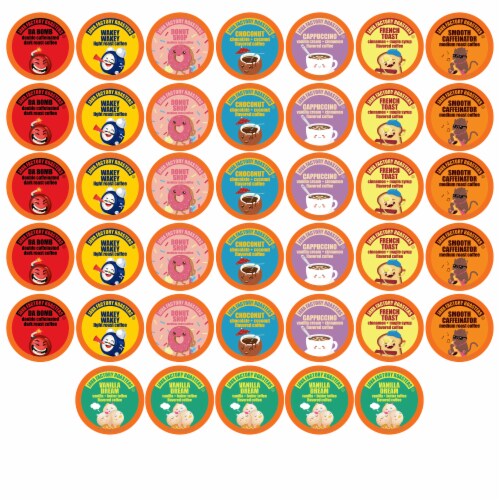 Java Factory Variety Pack Single-Cup Coffee for Keurig K-Cup Brewers, 40 Count Perspective: front