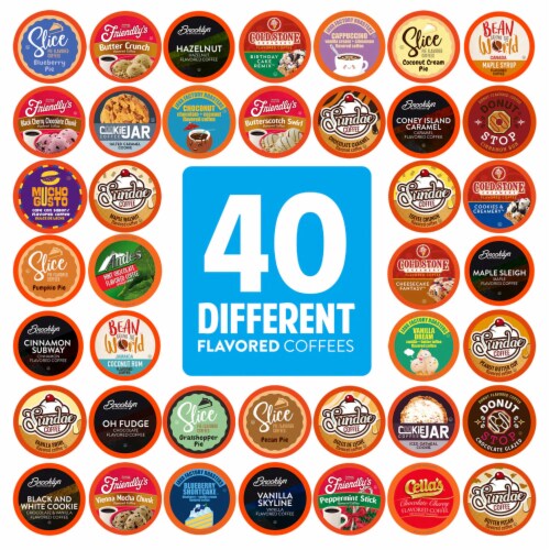 Two Rivers Flavored Pods Variety for Keurig K-Cup, 40 40 Kcups - Fred Meyer