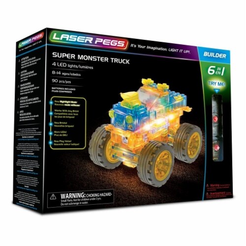 Laser pegs store 6 in 1