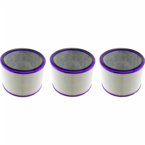 Nispira 2 in 1 HEPA Filter For Pure Cool Hot Link HP01 HP02 DP01 Air Purifier 968125-03 3 Pk Perspective: front