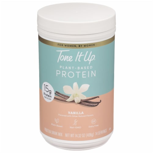 Tone It Up® Vanilla Plant-Based Protein Powder, 14.32 oz - Fry's