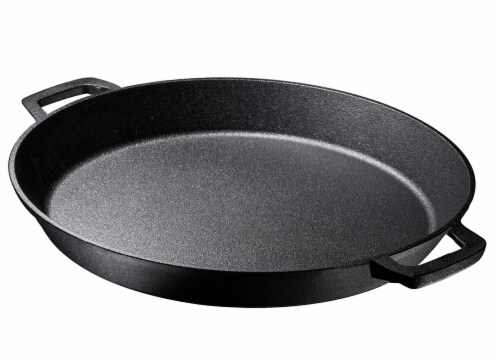 Bruntmor 16'' Black Cast Iron Skillet, Deep 2'', Dual Handles, 16'' ,Deep  2'' - Dillons Food Stores