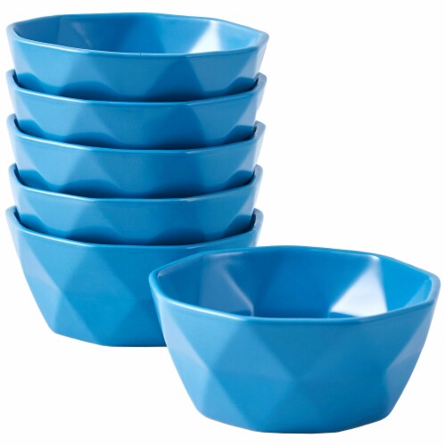 4Pack 30oz Geometric Ceramic Soup Bowls for Kitchen, Side Dish, Cereal