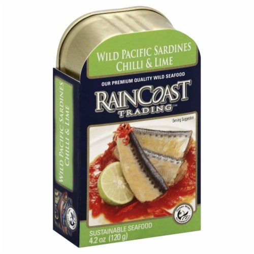 Raincoast Trading Chilli & Lime Wild Pacific Sardines Perspective: front