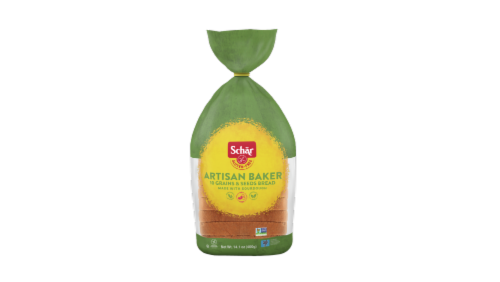 Schar Gluten-Free Artisan Baker 10 Grains & Seeds Bread Perspective: front