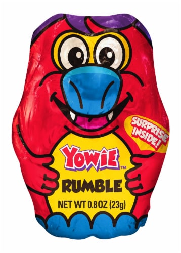 Yowie Rumble Surprise Inside Milk Chocolate Candy Perspective: front