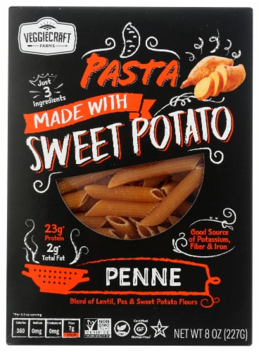 Veggiecraft Farms™ Sweet Potato Penne Pasta Perspective: front
