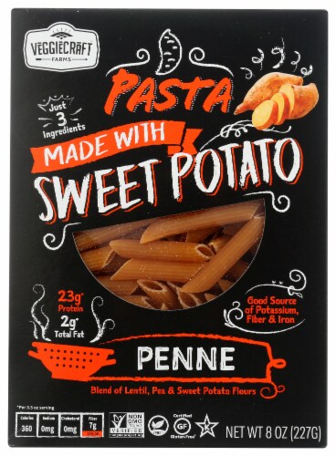 Veggiecraft Farms™ Sweet Potato Penne Pasta Perspective: front