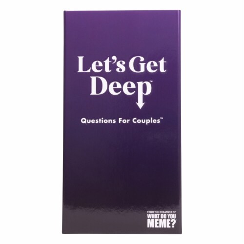 What Do You Meme? Let's Get Deep Card Game Perspective: front