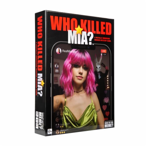 What Do You Meme? Who Killed Mia? A Digitally Immersive Murder Mystery Game Perspective: front