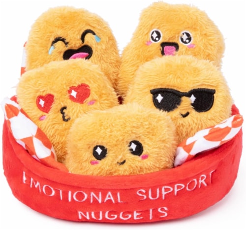 What Do You Meme? Emotional Support Nuggets Plush Perspective: front