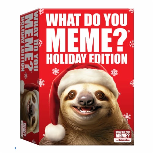 What Do you Meme? Holiday Edition Game Perspective: front