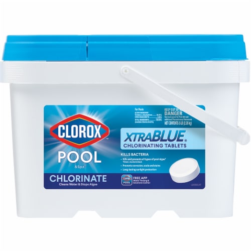 Clorox® Pool&Spa™ XtraBlue® Chlorinating Tablets Perspective: front