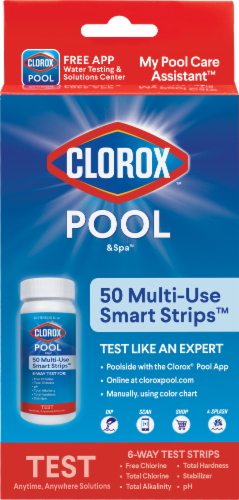 Clorox Pool & Spa My Pool Care Assistant Multi-Use Smart Strips Perspective: front