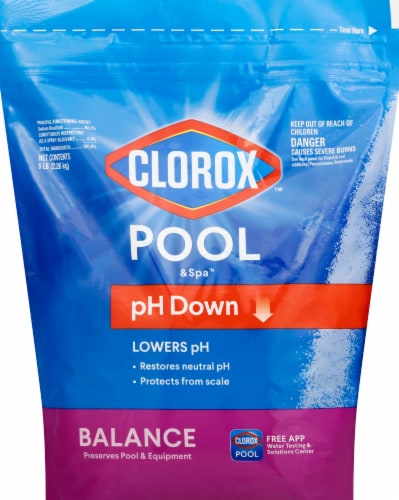 Clorox Pool & Spa pH Down Stabilizer Perspective: front
