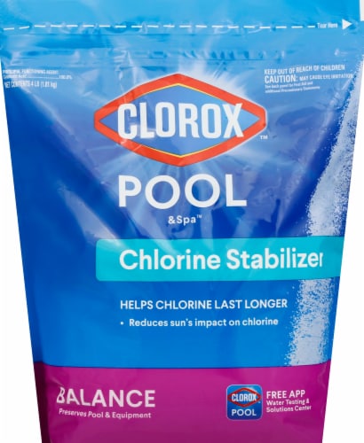 Clorox Pool & Spa Chlorine Stabilizer Perspective: front