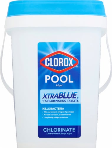 Clorox™ Pool & Spa XtraBlue® Chlorinating Tablets Perspective: front