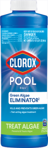 Clorox Pool & Spa Green Algae Eliminator Perspective: front